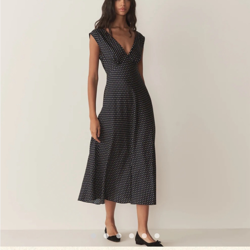 Doen NWT Tahlia Dress Size Medium Polka Dot